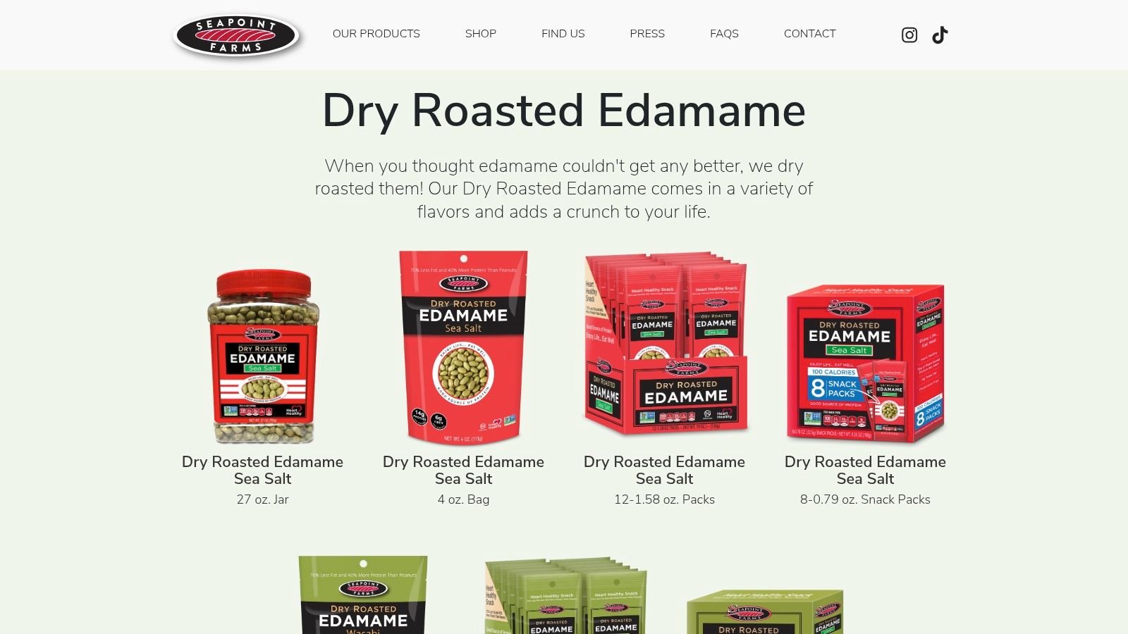 Seapoint Farms Dry Roasted Edamame