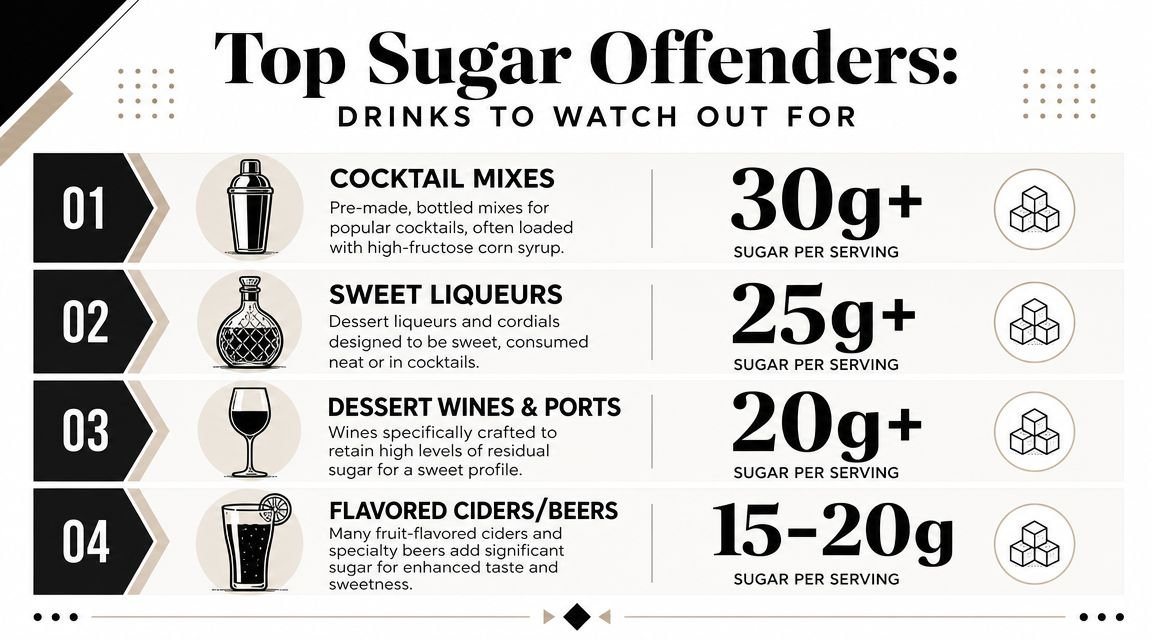 The Worst Offenders for High Sugar Content