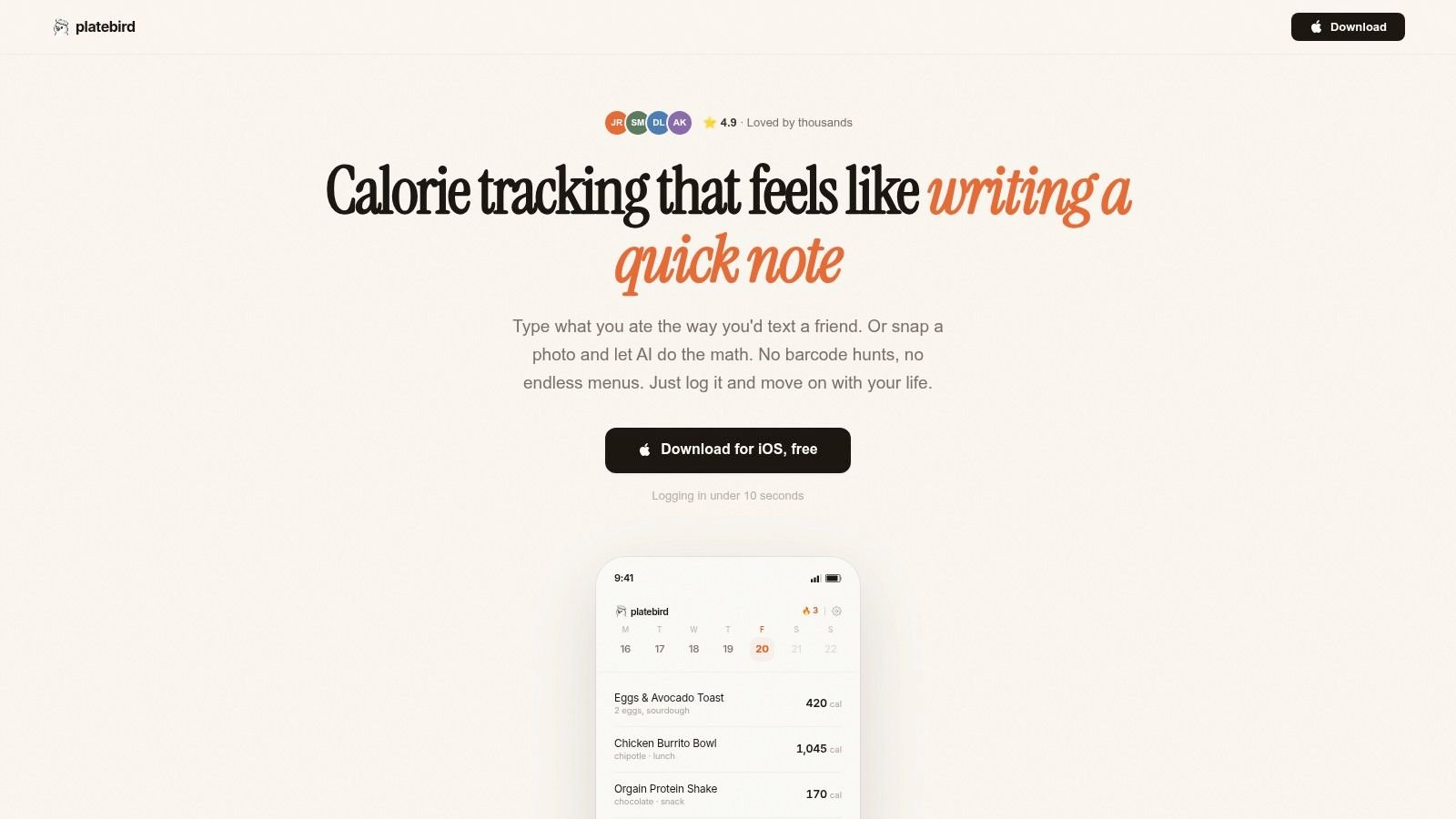Screenshot from https://platebird.com